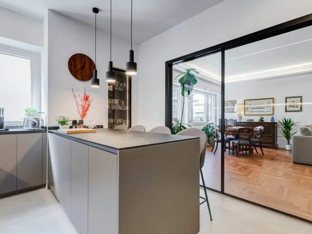 dividere la cucina dal soggiorno